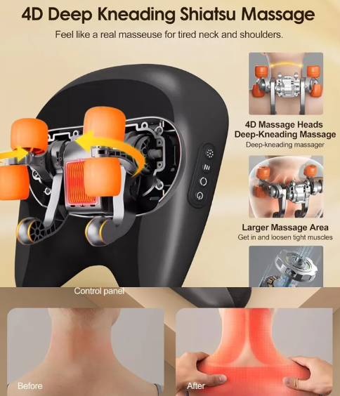 Neck &amp; Shoulder Massage Pillow