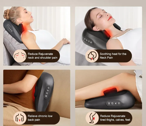 Neck &amp; Shoulder Massage Pillow
