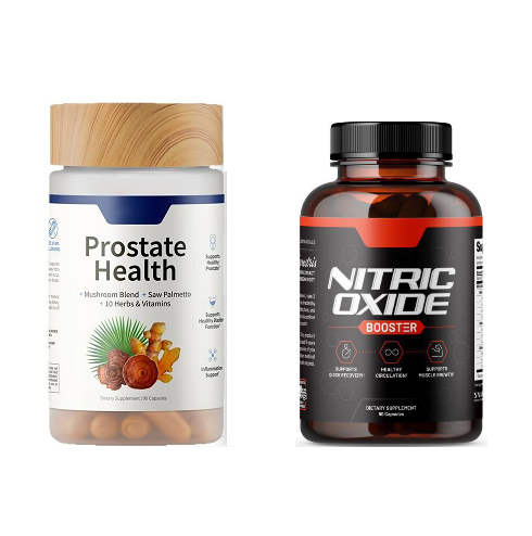 Nitric Oxide &amp; Saw Palmetto Capsule Set